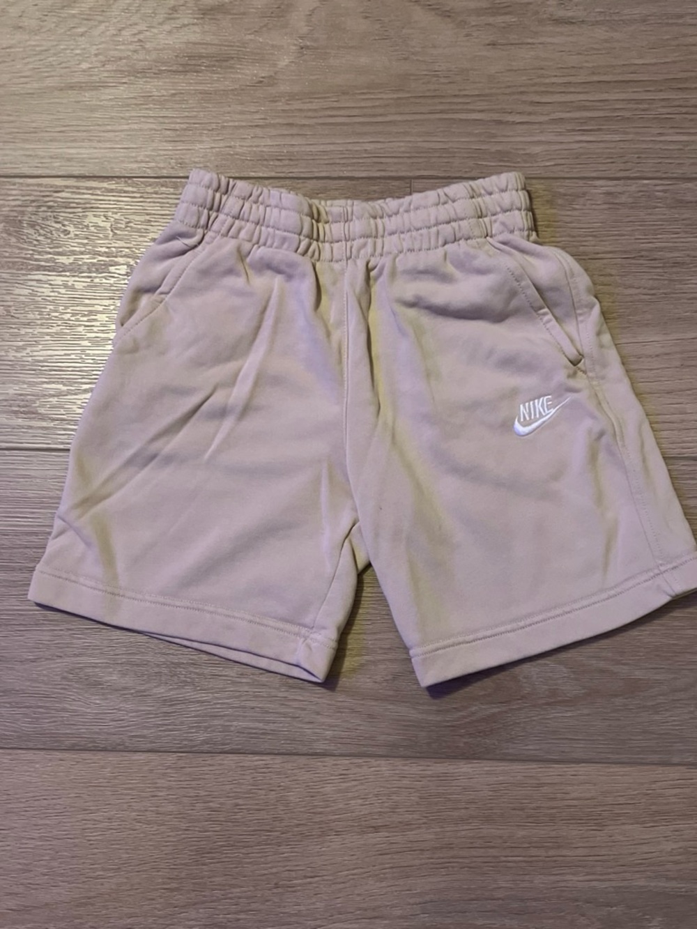 Tan Nike Cotton Youth Shorts